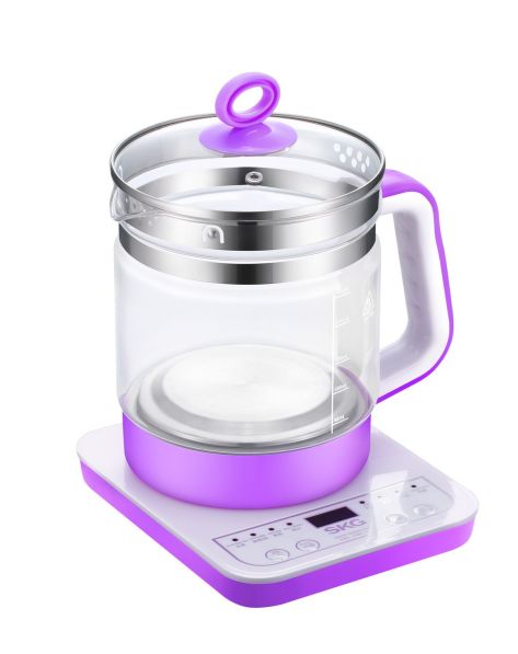 SKG全品類養生壺 1.8L玻璃壺身，唯品會專享的8大功能健康之選